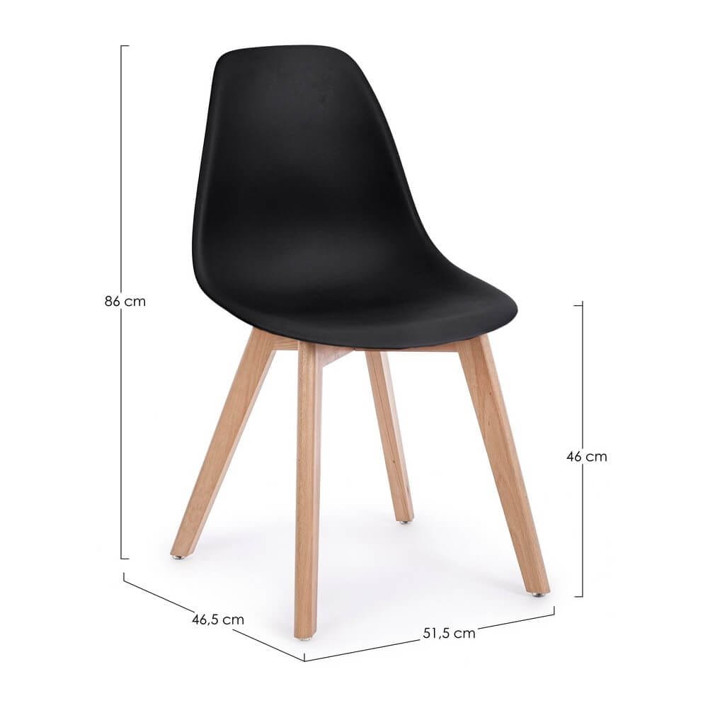 Sedia scandinava (4 Pezzi) – JASMINE