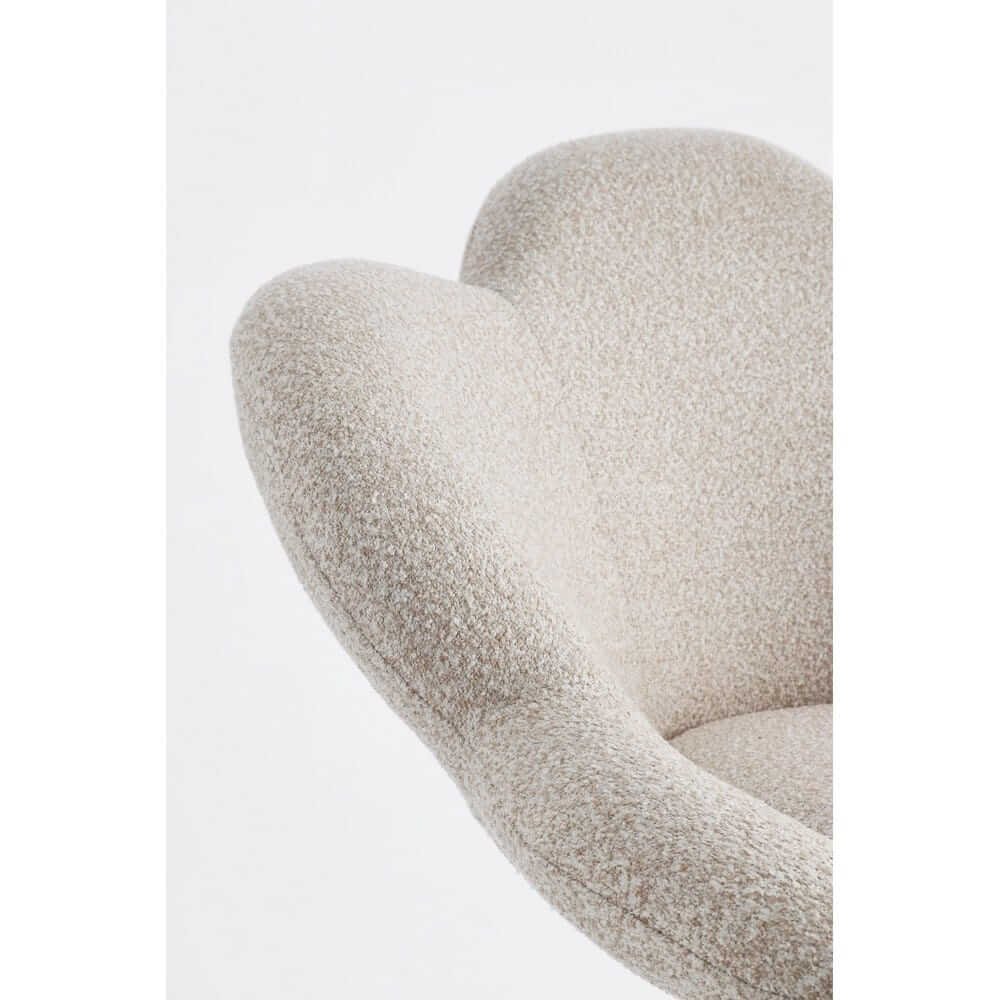 Sgabello alto di design in tessuto (2 pezzi) – BLOOM