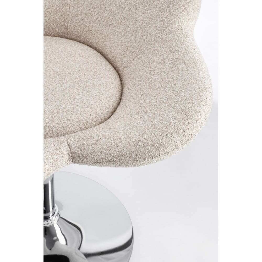 Sgabello alto di design in tessuto (2 pezzi) – BLOOM