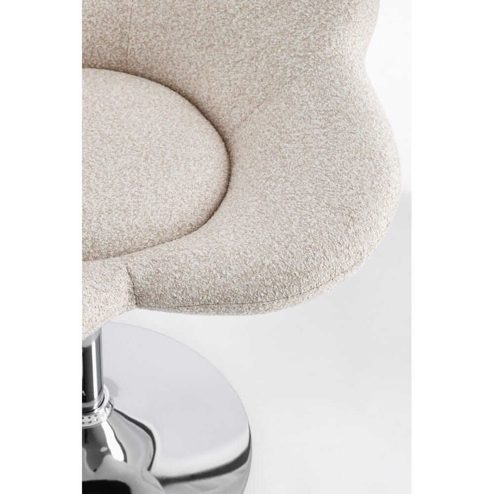 Sgabello alto di design in tessuto (2 pezzi) – BLOOM