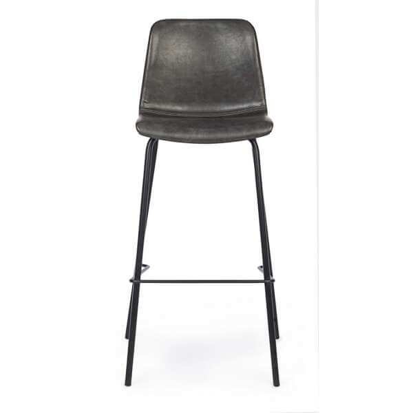 Sgabello Bar in Ecopelle Vintage (2 Pezzi) – NATALIA