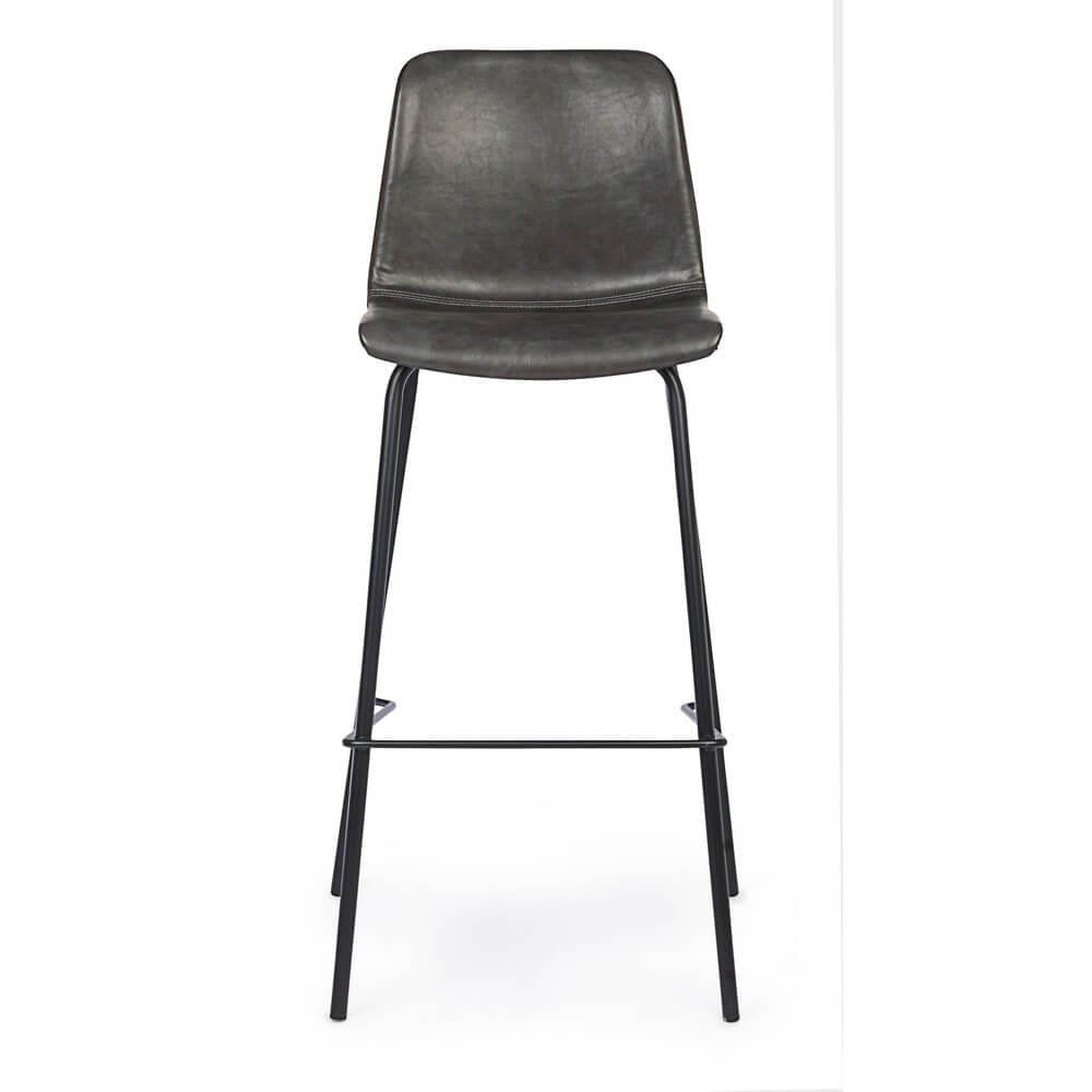 Sgabello Bar in Ecopelle Vintage (2 Pezzi) – NATALIA