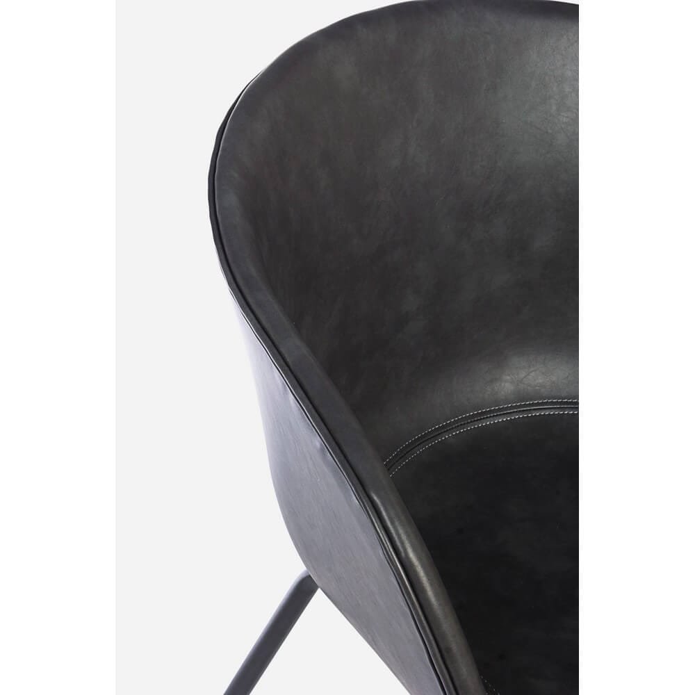 Sedia in Ecopelle Vintage – DELPHINE