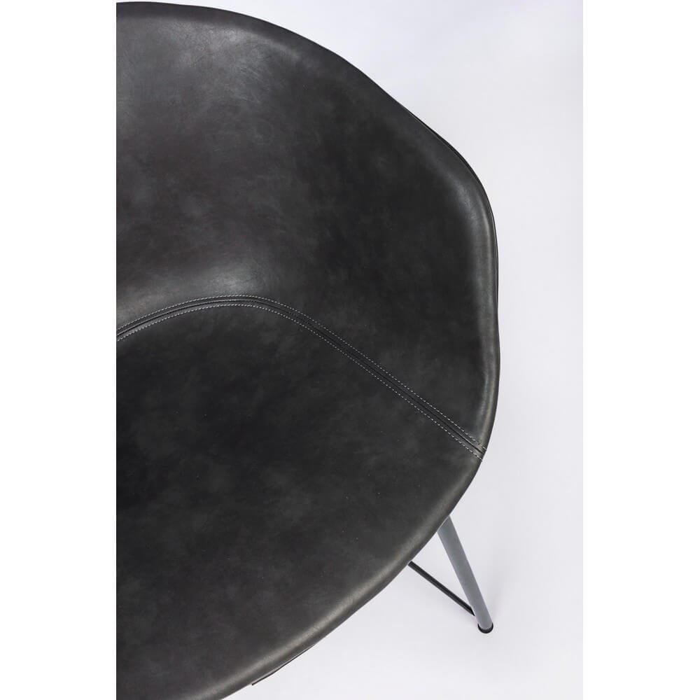 Sedia in Ecopelle Vintage – DELPHINE