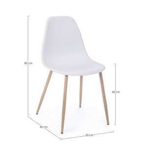 Sedia stile scandinavo (4 Pezzi) – MARISSA
