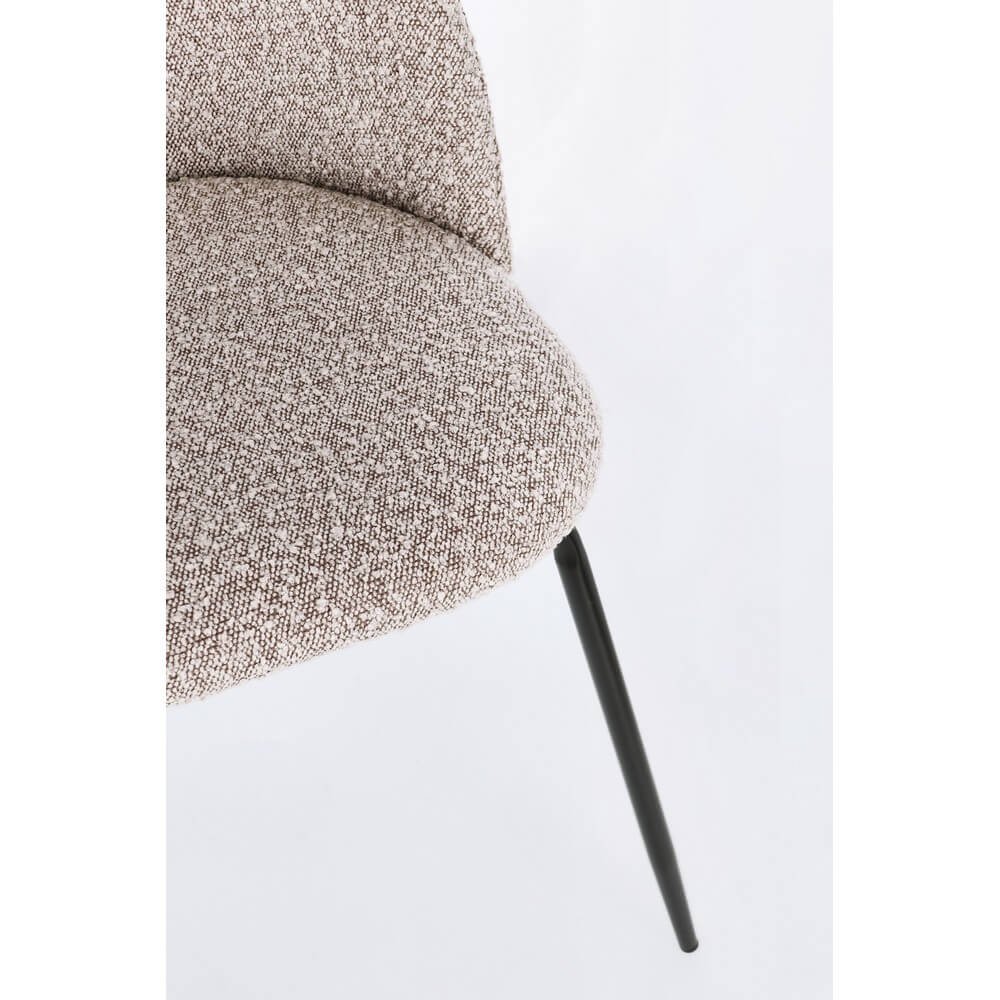 Sedia nera Visone (4 Pezzi) – GABRI