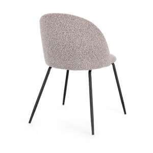 Sedia nera Visone (4 Pezzi) – GABRI