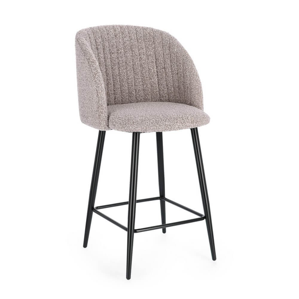 Sgabello Cucina nera Visone (2 Pezzi) – FELICIA