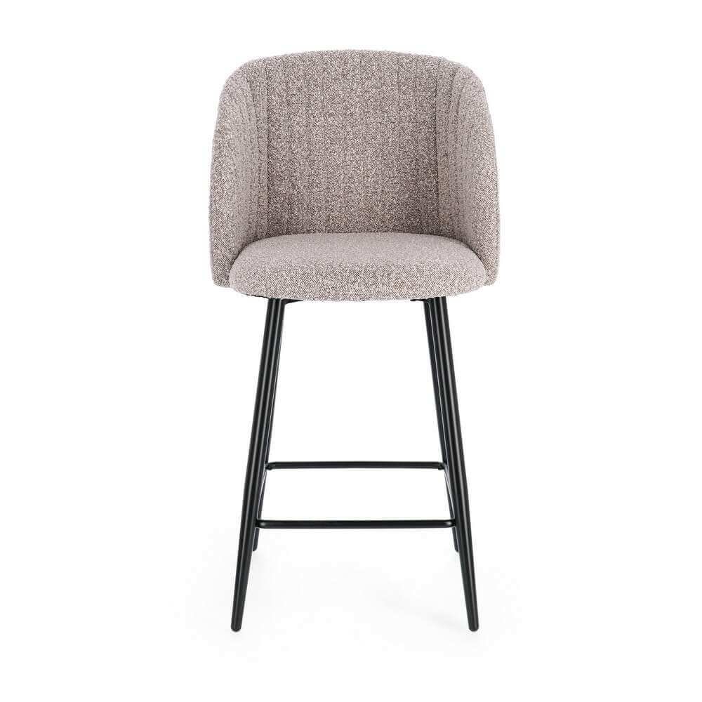 Sgabello Cucina nera Visone (2 Pezzi) – FELICIA