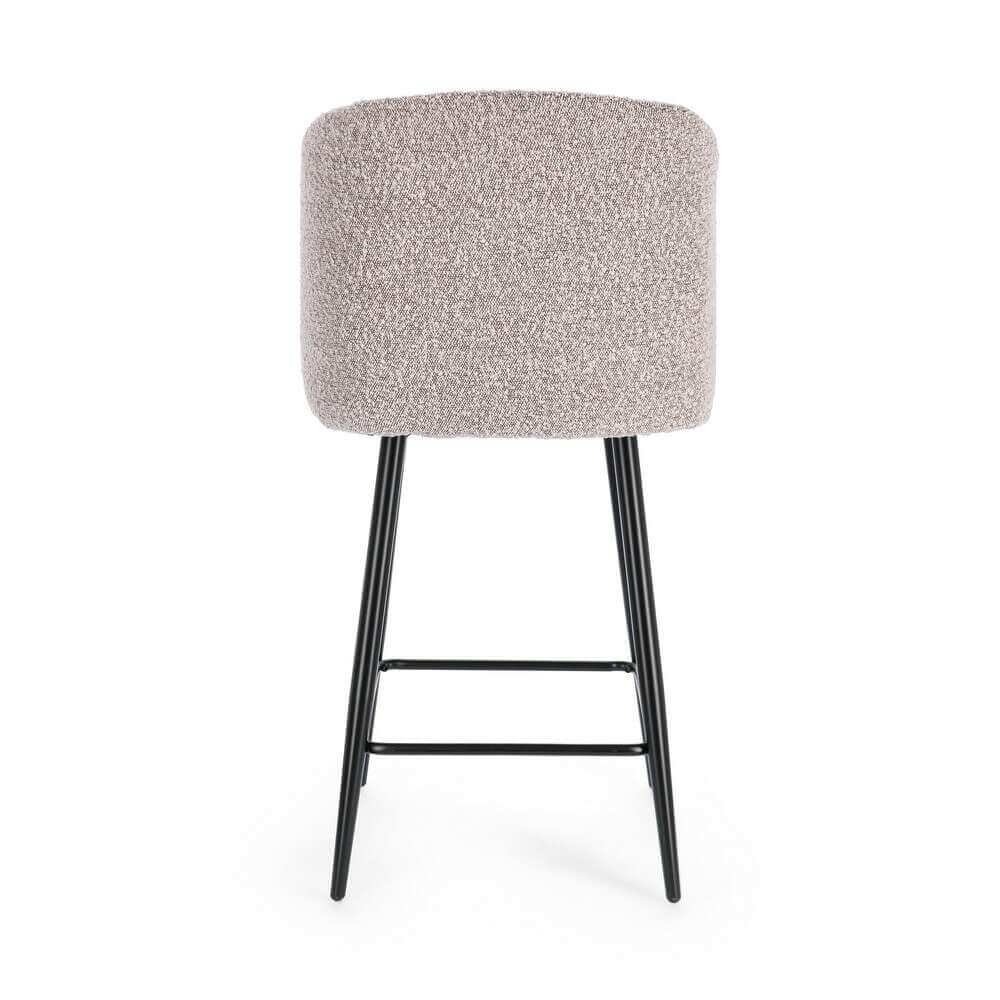 Sgabello Cucina nera Visone (2 Pezzi) – FELICIA