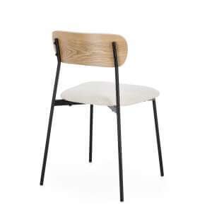 Sedia moderna in acciaio (2 Pezzi) – BELLA