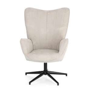 Poltrona di design moderno Beige – LUCILLE