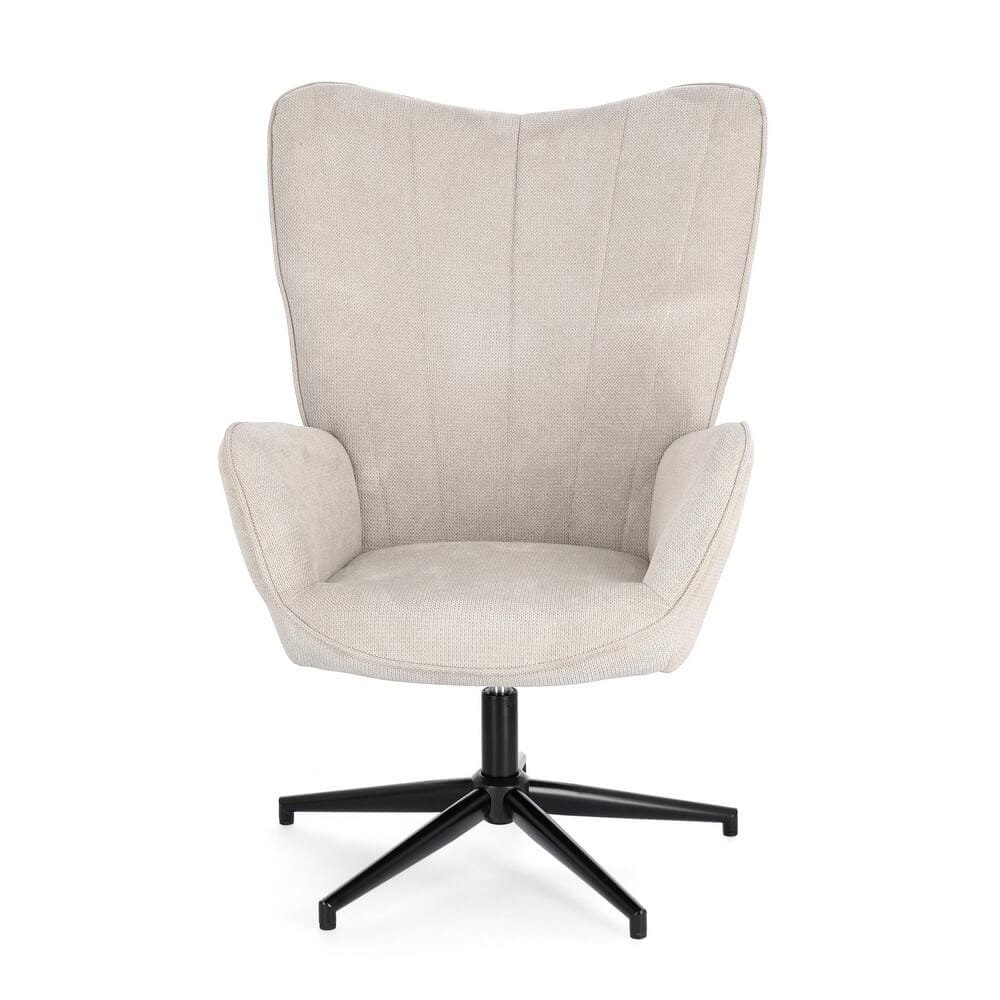 Poltrona di design moderno Beige – LUCILLE