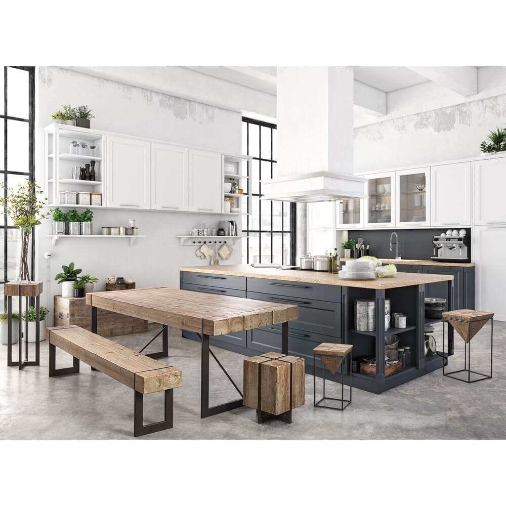 Sgabello in legno di design H45 – THEO