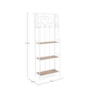 Scaffale 4 piani bianco h167 – GUSE