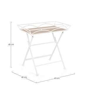 Tavolino rettangolare pieghevole h60 (2 pezzi) – NAO
