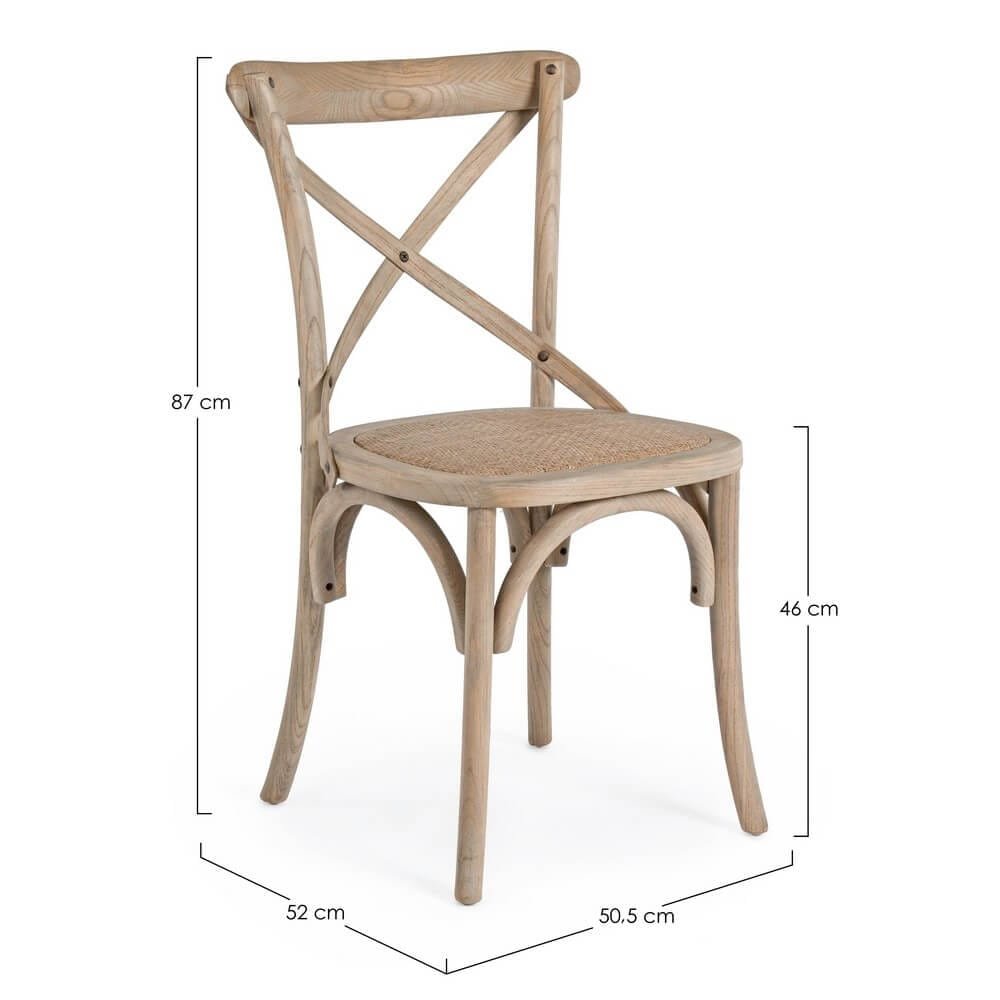 Sedia vintage in legno – CROSS