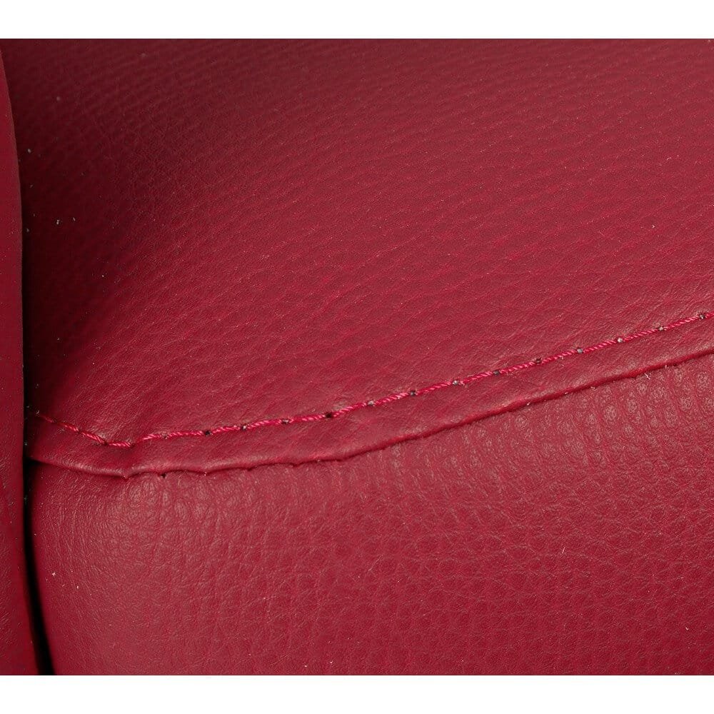 Poltrona con Pouf in ecopelle – ROBINSON