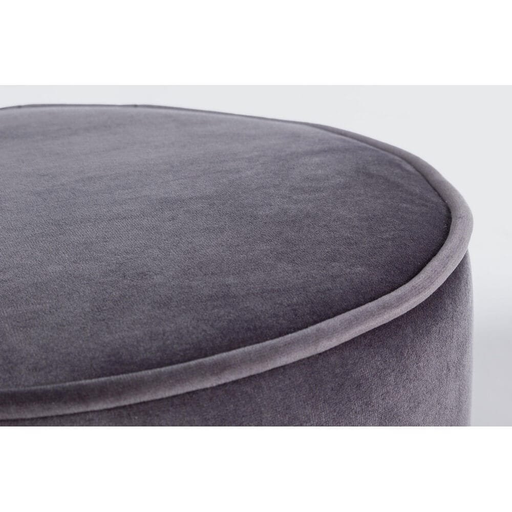 Set 2 Tavolini con Pouf in velluto – BRENDA