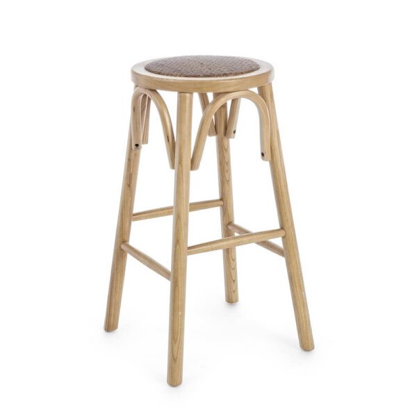 Sgabello Bar vintage in legno – CROSS