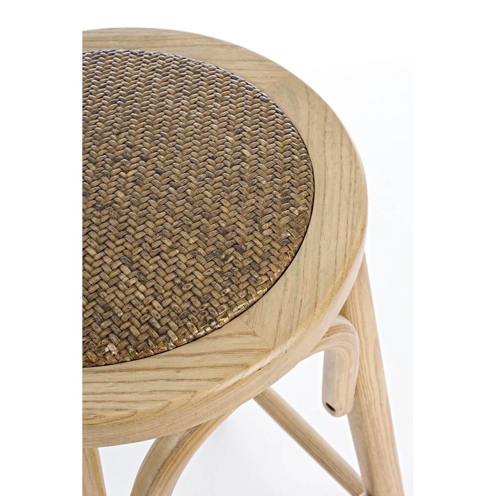 Sgabello Bar vintage in legno – CROSS