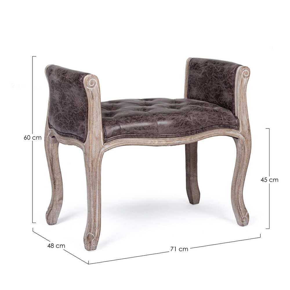 Panca Singola Dark (2 Pezzi) – ARIANNA