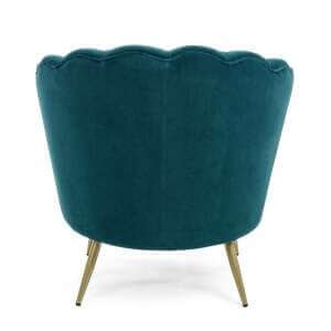 Poltrona in velluto di design – GISELLE