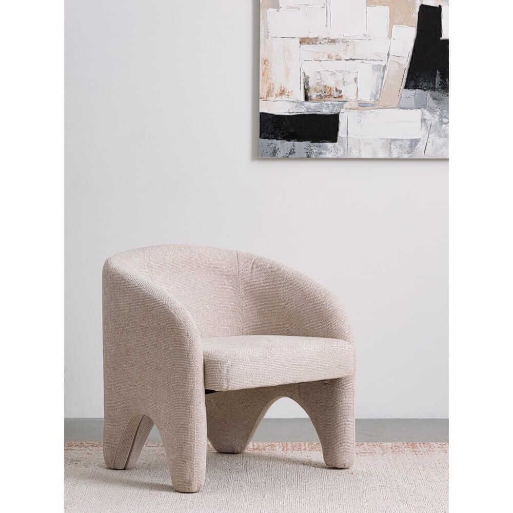 Poltrona in tessuto di design – AKIRA