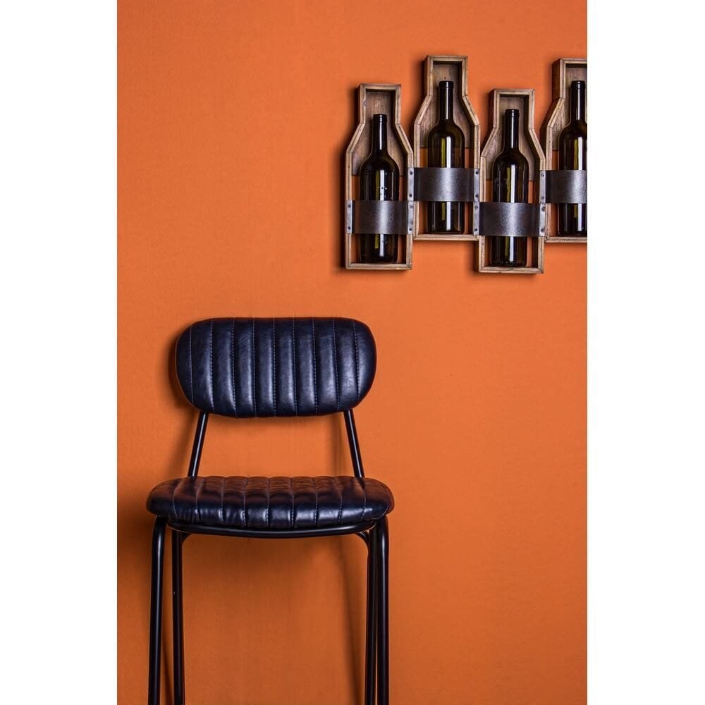 Sedia Vintage in ecopelle (2 Pezzi) – CAMILLE