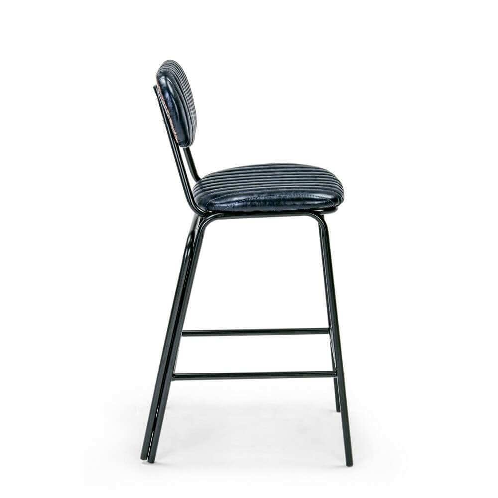 Sgabello Vintage in ecopelle – CAMILLE