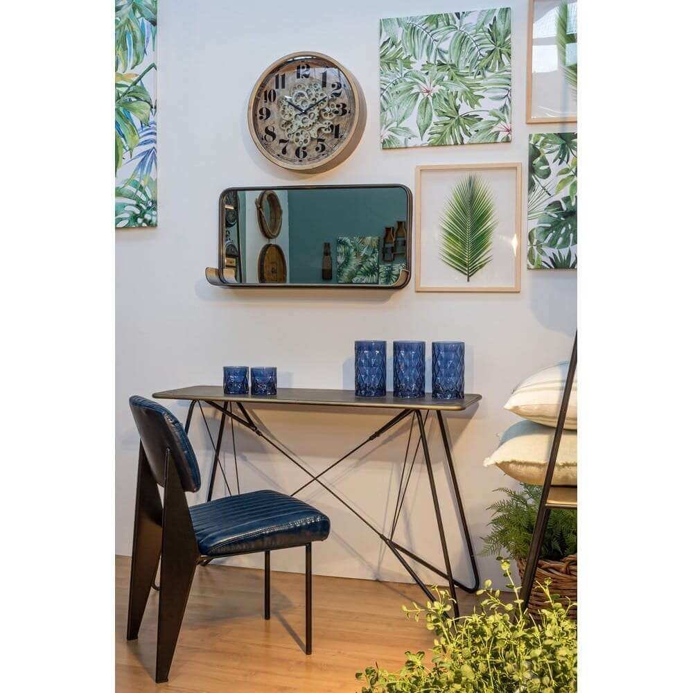 Sedia blu vintage (2 pezzi) – DAISY