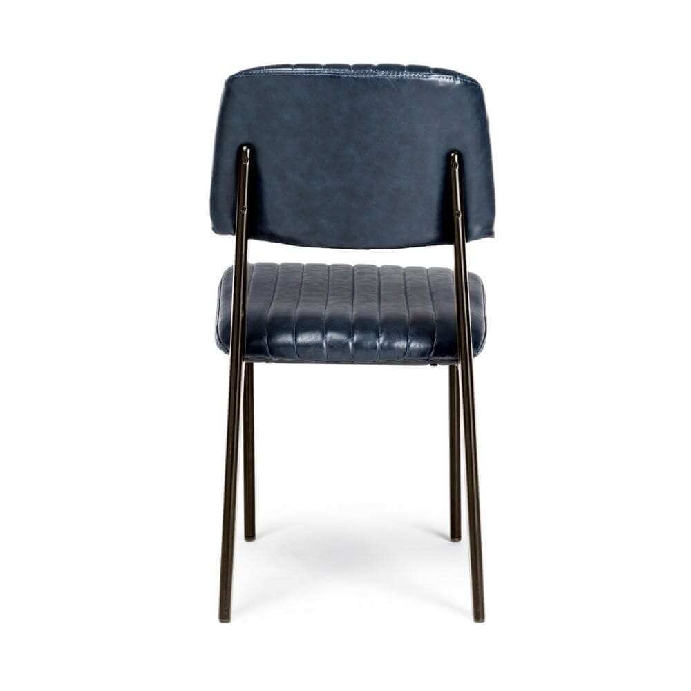 Sedia blu vintage (2 pezzi) – DAISY