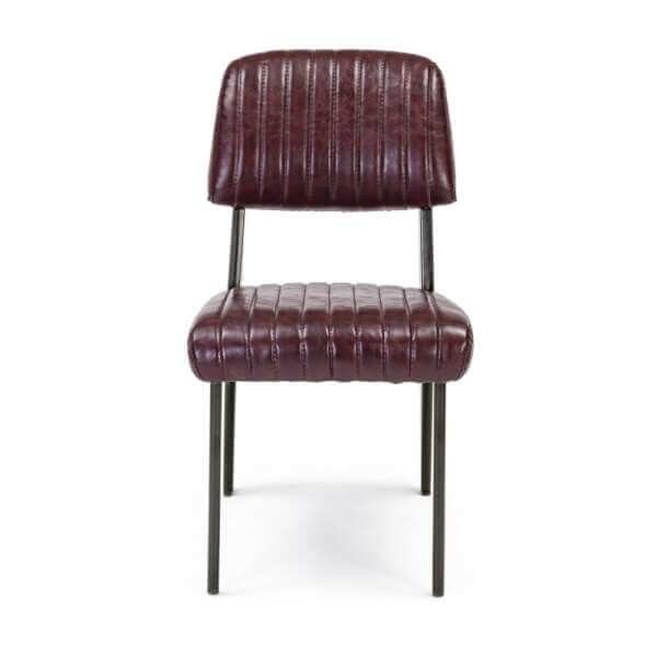 Sedia Vintage in similpelle (2 Pezzi) – BRYCE