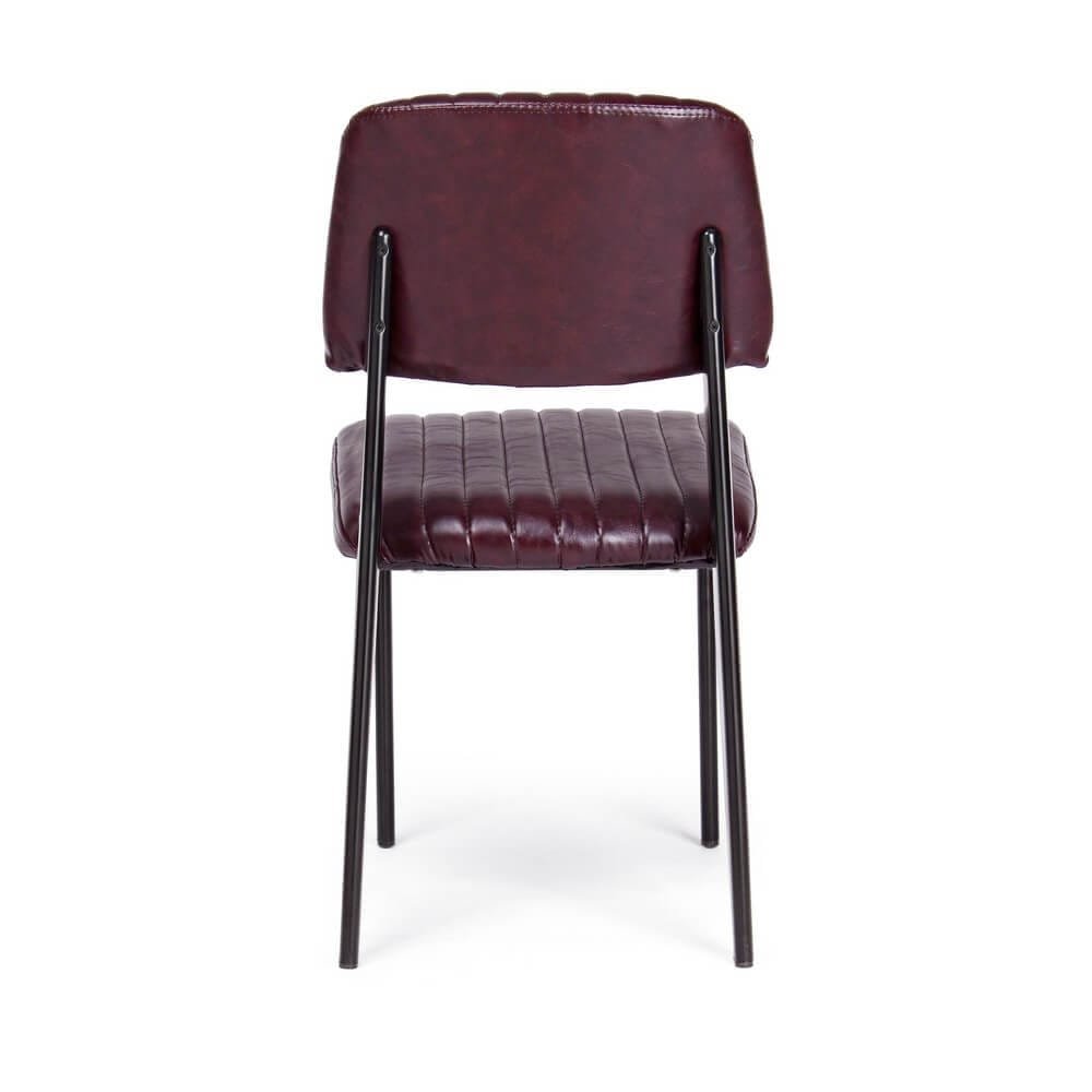Sedia Vintage in similpelle (2 Pezzi) – BRYCE