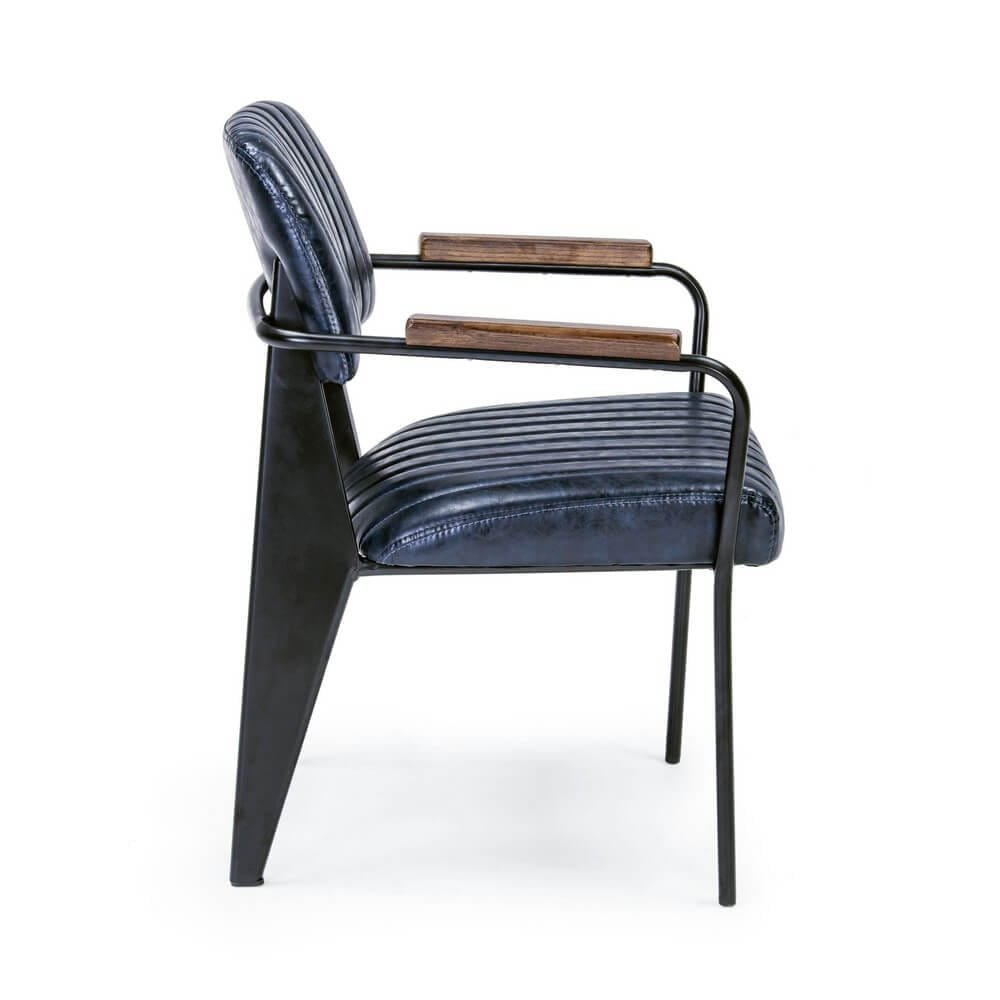 Sedia Vintage in similpelle (2 Pezzi) – BRYCE