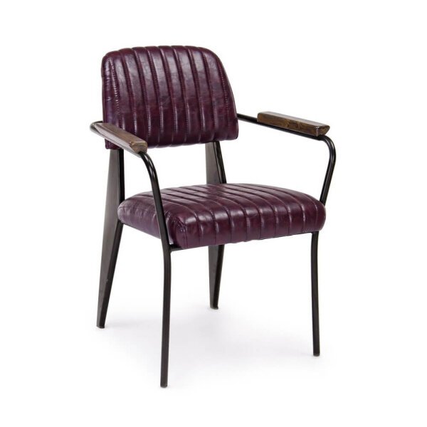 Sedia Vintage in similpelle (2 Pezzi) – BRYCE