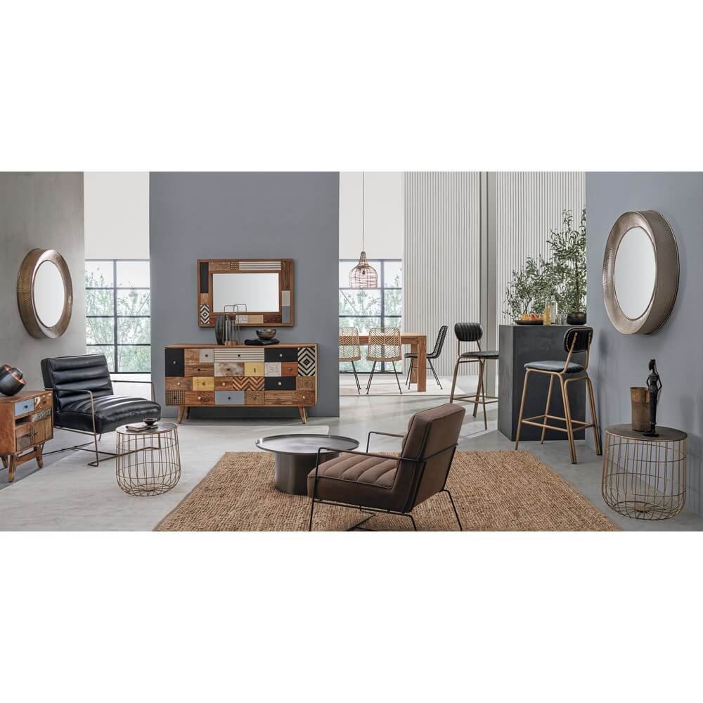 Sgabello Bar in similpelle – BARNABY