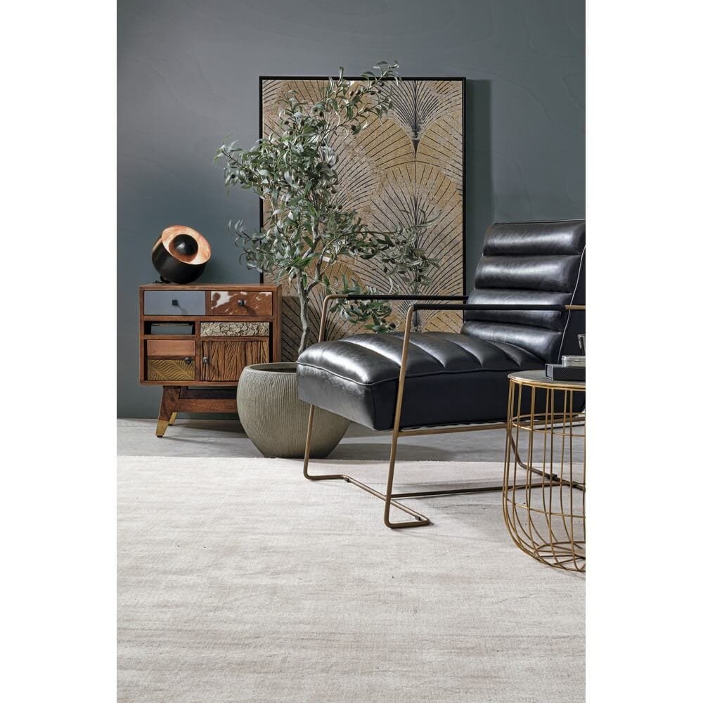 Poltrona moderna in ecopelle – GRANT