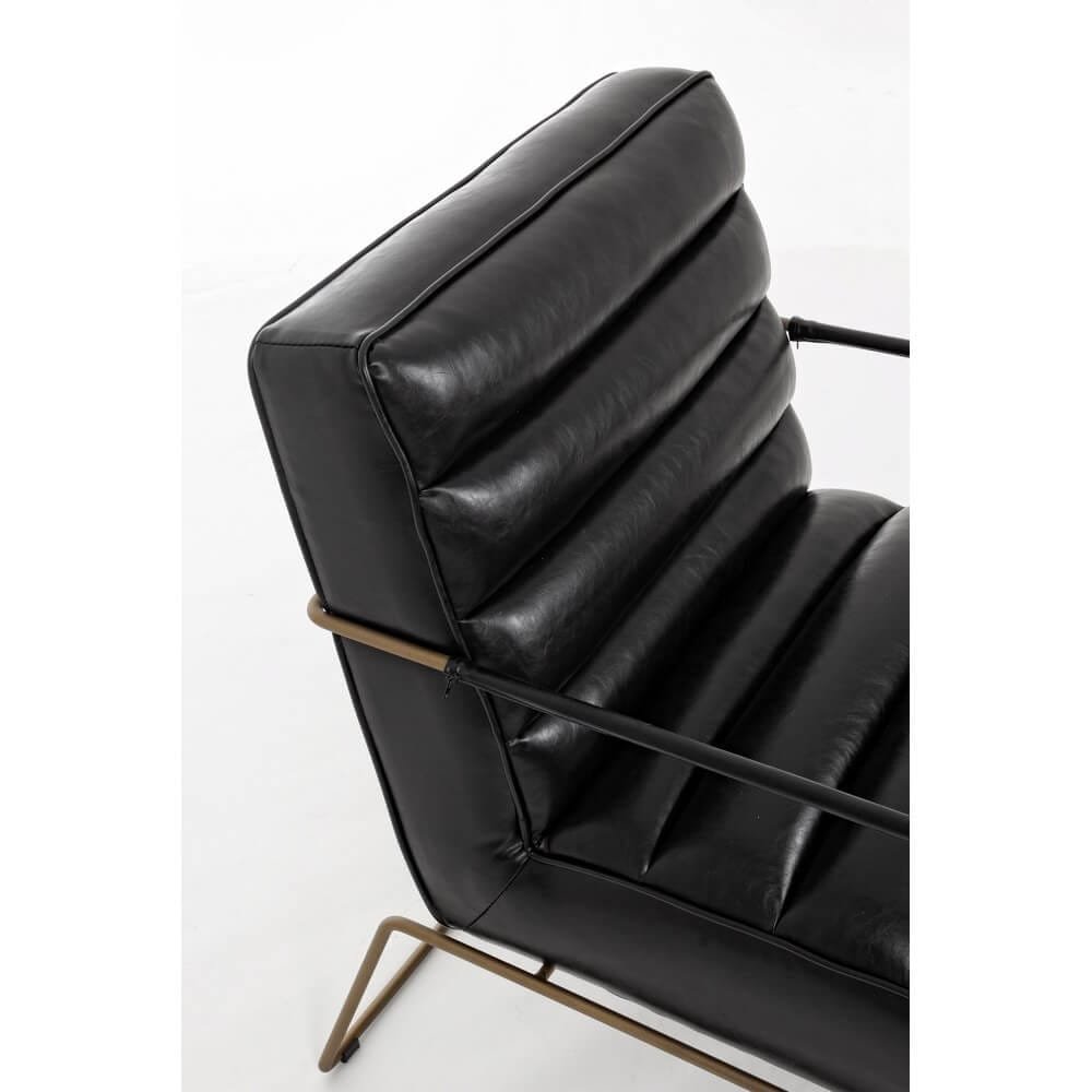 Poltrona moderna in ecopelle – GRANT