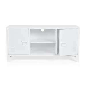 Mobile Porta Tv 2 ante in acciaio – CLIFTON