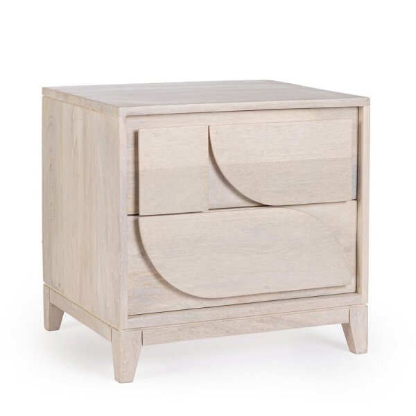 Comodino 2 cassetti 47ax40bx46h – BRIELLE