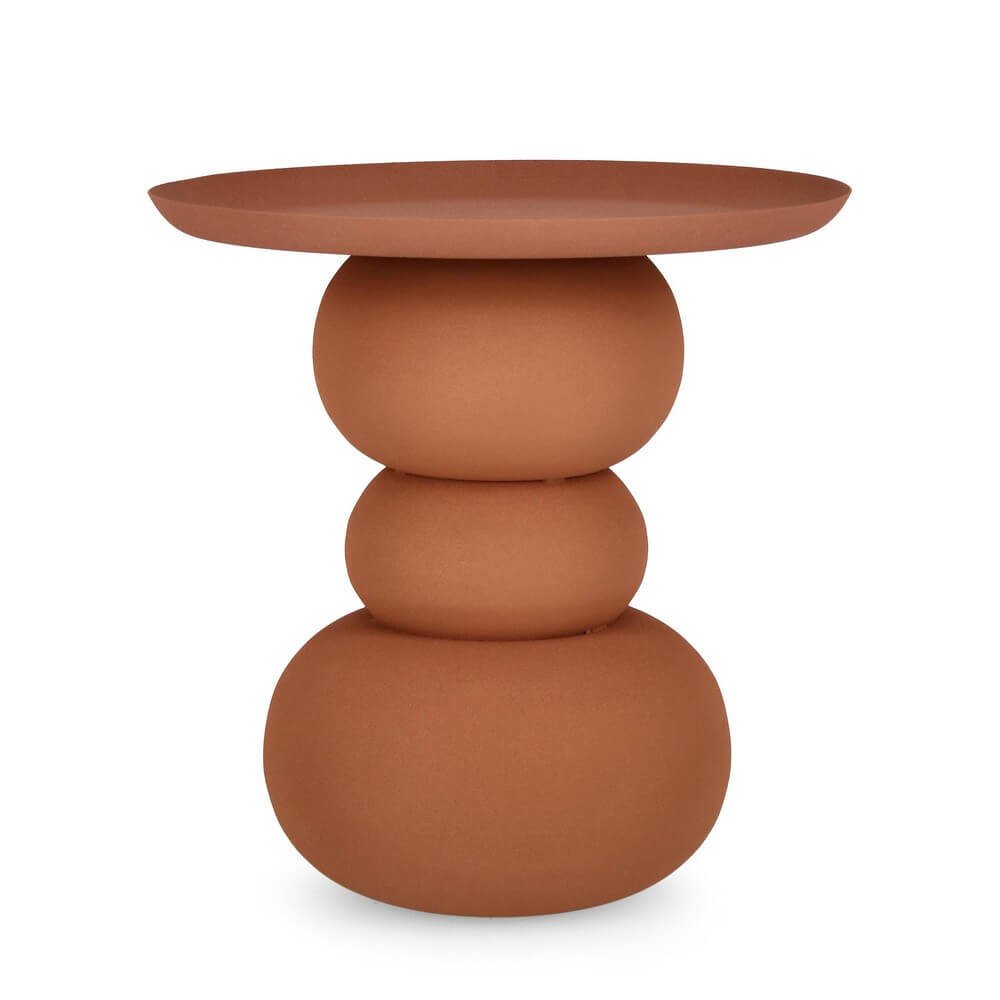 Tavolino rotondo effetto opaco di design – SYMPHONY