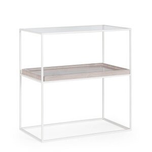 Mobiletto 2 piani 55ax35bx62,5h – CECILIA