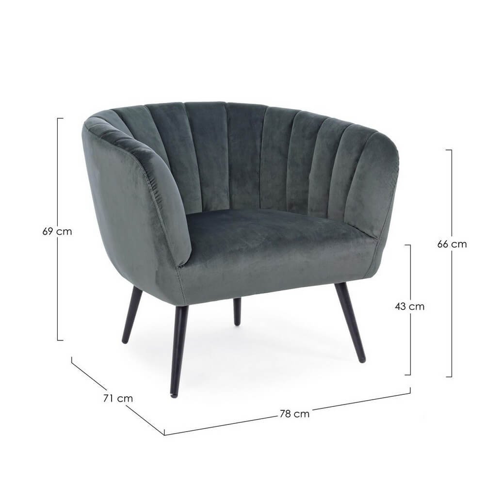 Poltrona stile scandinavo – AVERY