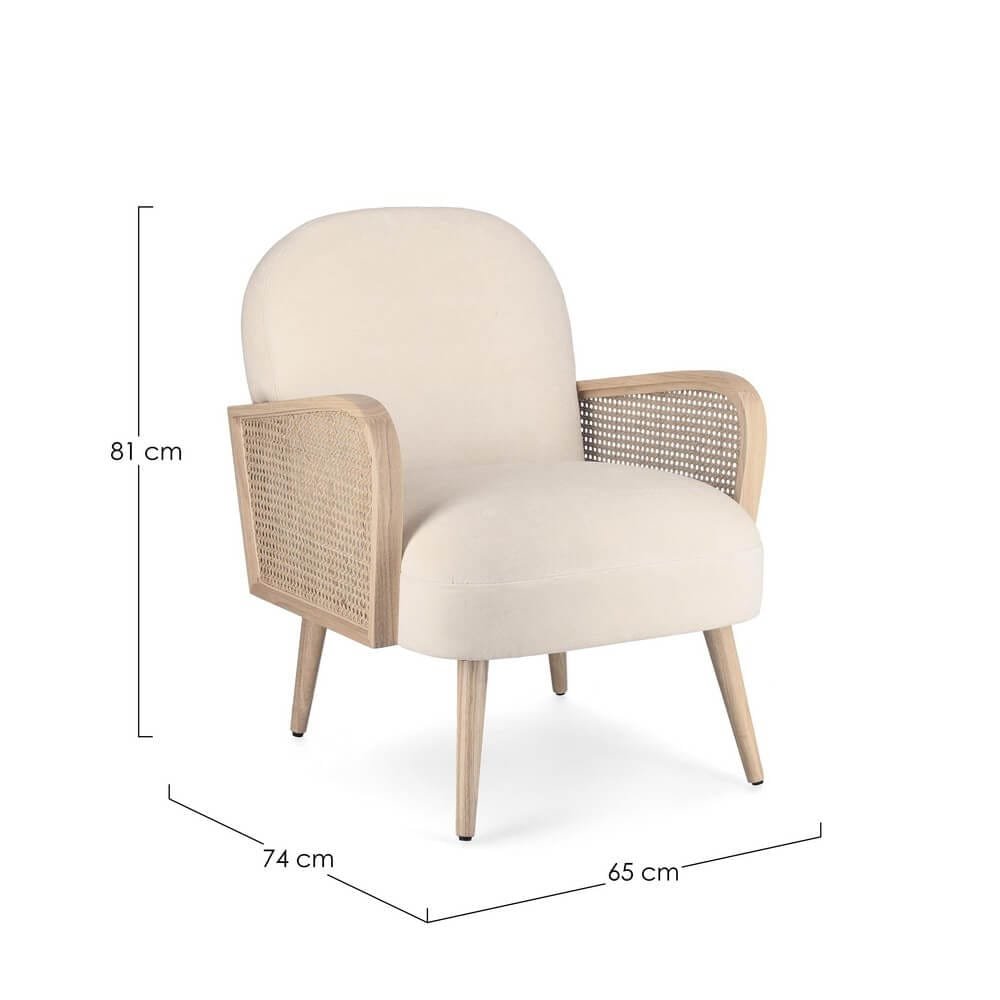 Poltrona stile scandinavo – DELILAH