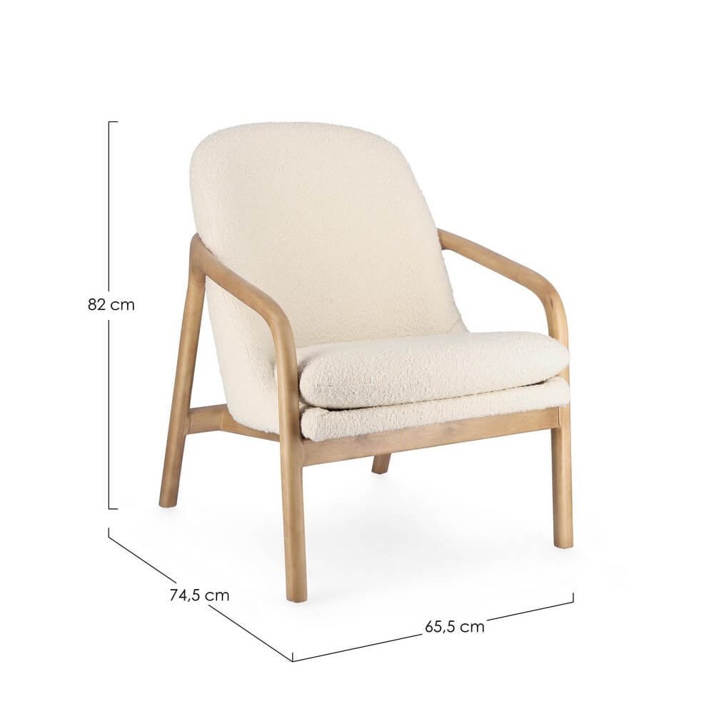 Poltrona stile scandinavo – SERAPHINA