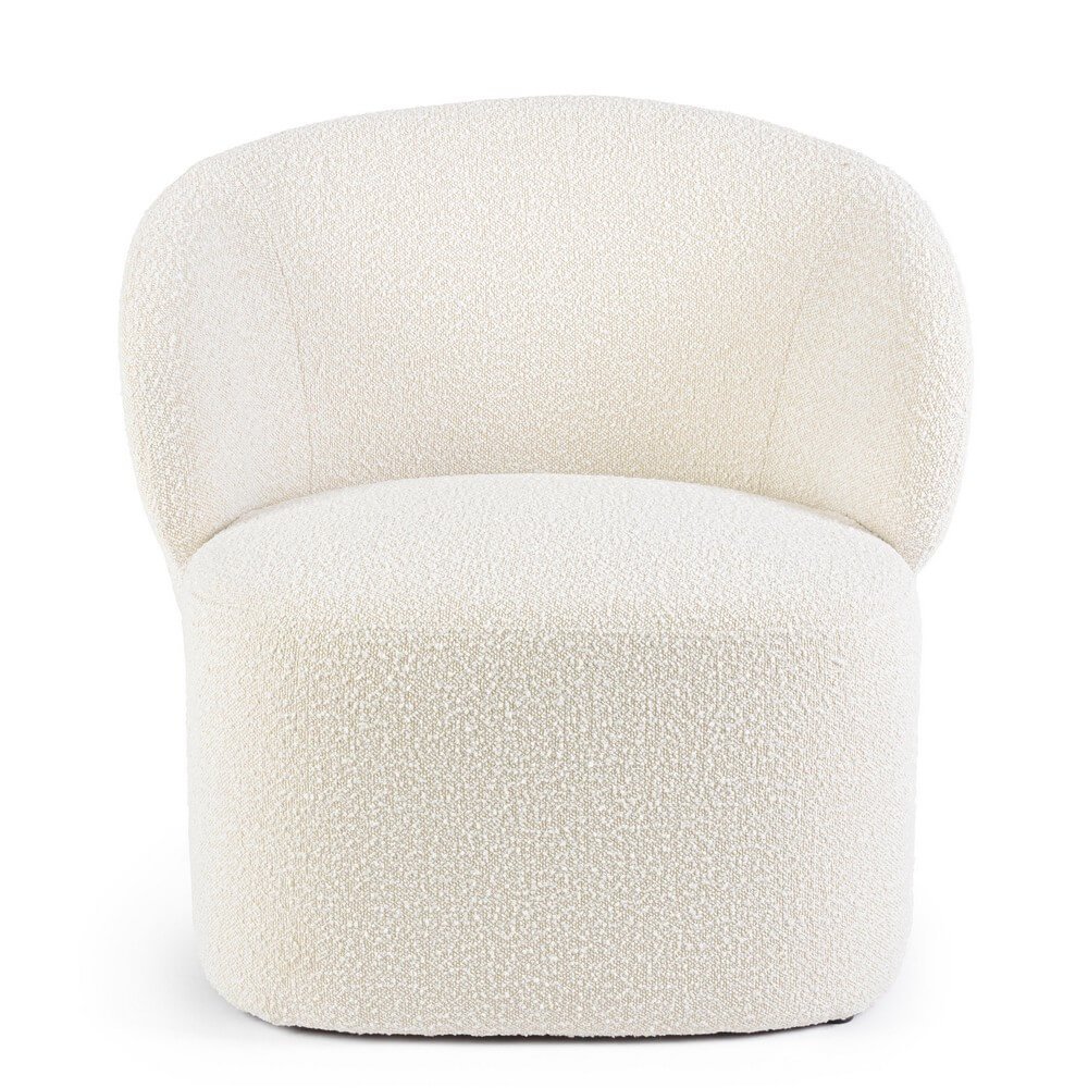 Poltrona effetto bouclè – RENATA