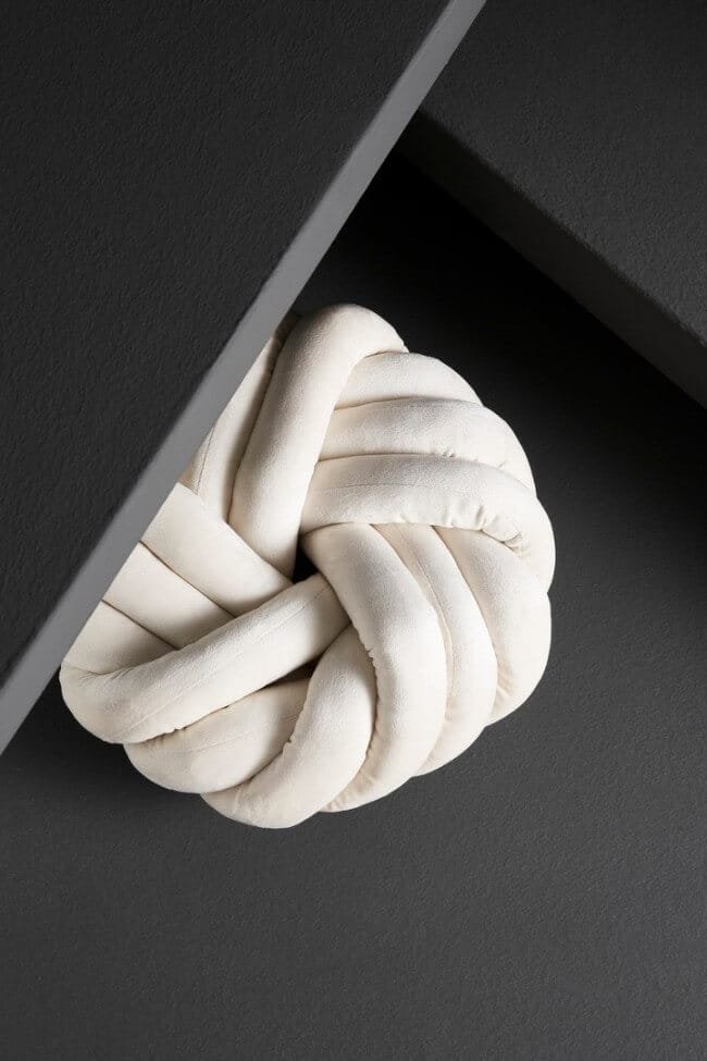 Cuscino a nodo rotondo in velluto (4 Pezzi) – KRISH