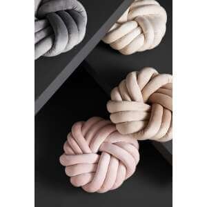 Cuscino a nodo rotondo in velluto (4 Pezzi) – KRISH