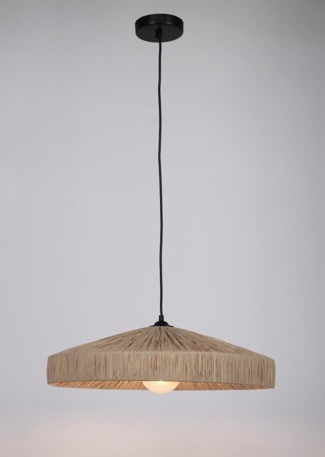 Lampadario a sospensione di design in rafia – MEI-WEN